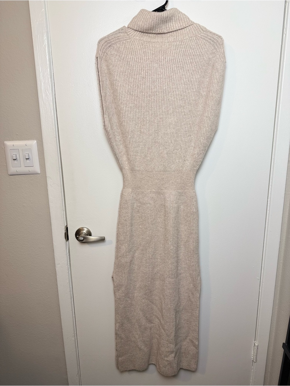 Splendid Marigold Cashmere Blend Ribbed Turtleneck Sweater Dress NWT XS - Picture 5 of 10